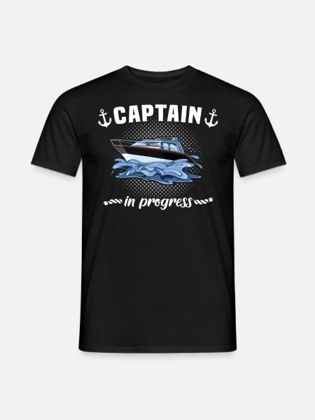 Captain Boat Captain - Men's T-Shirt - black