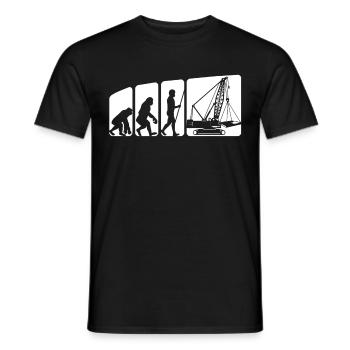 Grutier Evolution Grutier - T-shirt homme - noir - Devant - AI Model Male 178 light (178cm)