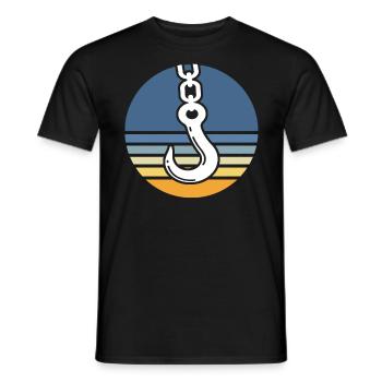 Crane operator Crawler crane Crane driver crane - Men's T-Shirt - black - Front - AI Model Male 178 light (178cm)