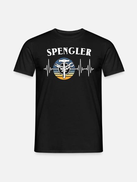 Spengler ECG Bauspengler - Men's T-Shirt - black