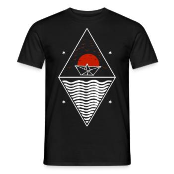 Love the Sea - Sea Gift - Men's T-Shirt - black - Front - AI Model Male 178 light (178cm)