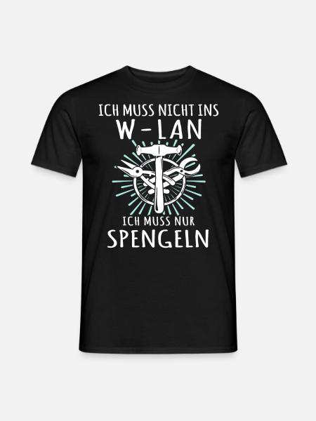 Spengler Beruf Bauspengler - Männer T-Shirt - Schwarz