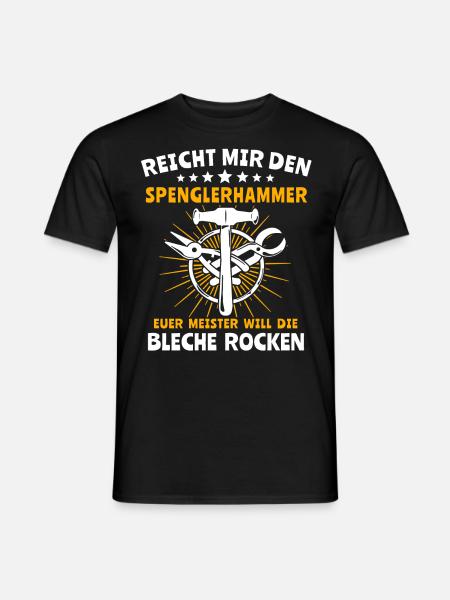 Spengler Beruf Bauspengler - Männer T-Shirt - Schwarz