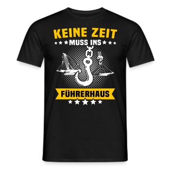 Kranführer Kran Kranfahrer - Männer T-Shirt - Schwarz - Vorne - AI Model Male 178 light (178cm)