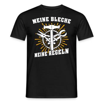 Spengler Beruf Bauspengler Sprüche - Männer T-Shirt - Schwarz - Vorne - AI Model Male 178 light (178cm)