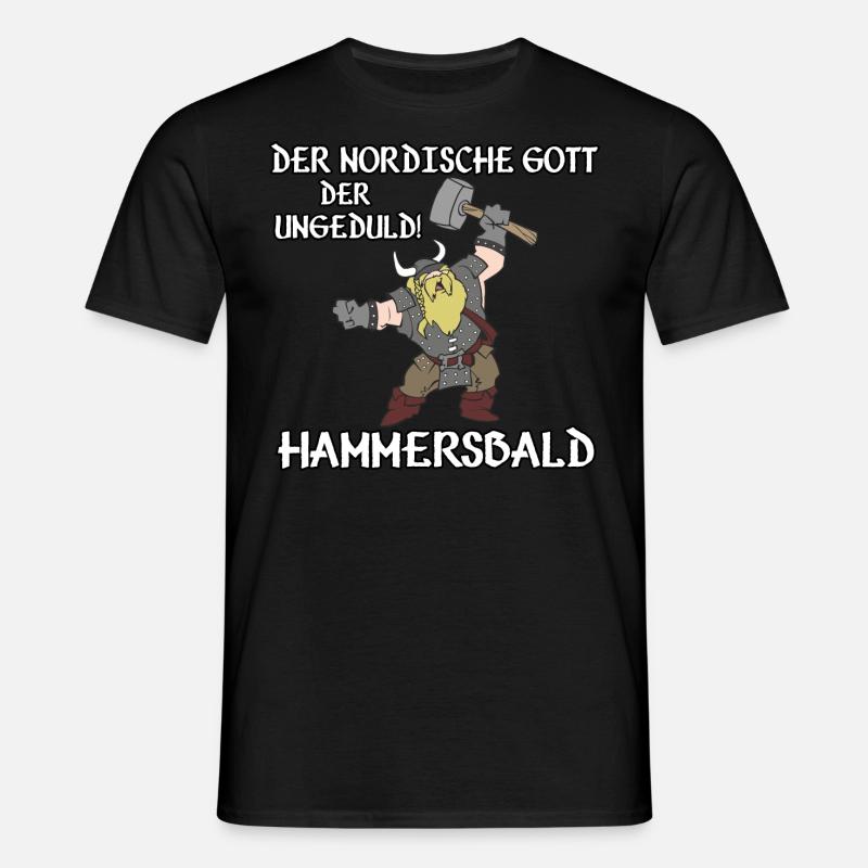 Hammersbald - Männer T-Shirt - Schwarz
