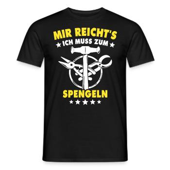 Spengler Bauspengler Spengeln Karrosseriespengler - Männer T-Shirt - Schwarz - Vorne - AI Model Male 178 light (178cm)