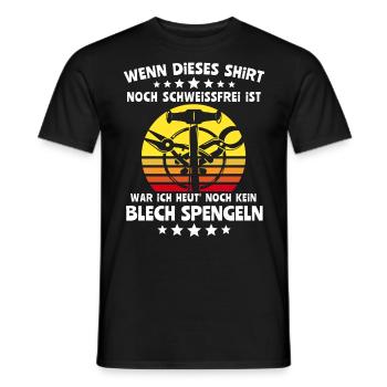 Spengler Bauspengler Karrosseriespengler - Männer T-Shirt - Schwarz - Vorne - AI Model Male 178 light (178cm)