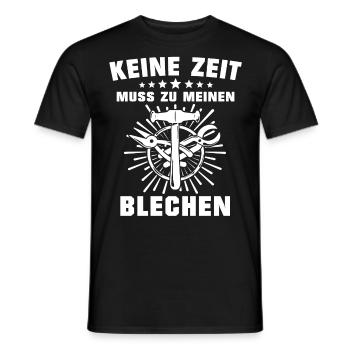 Spengler Beruf Bauspengler Sprüche - Männer T-Shirt - Schwarz - Vorne - AI Model Male 178 light (178cm)