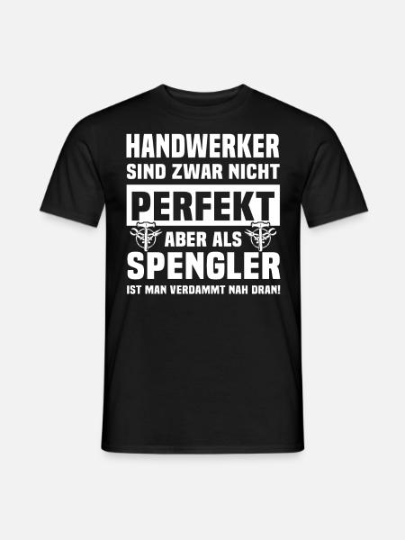 Spengler Bauspengler Karosseriespengler - Männer T-Shirt - Schwarz