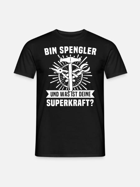 Spengler Bauspengler Karosseriespengler - Männer T-Shirt - Schwarz
