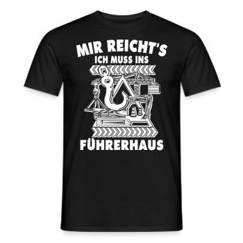 Kranfahrer Kranführer Kran - Männer T-Shirt - Schwarz - Vorne - AI Model Male 178 light (178cm)
