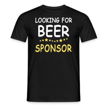 Dictons de bière Toasts Amateurs de bière - T-shirt homme - noir - Devant - AI Model Male 178 light (178cm)