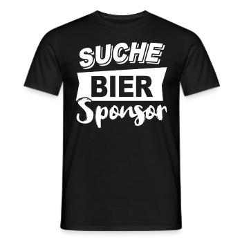 Bier Biersprüche Biertrinker Bierliebhaber - Männer T-Shirt - Schwarz - Vorne - AI Model Male 178 light (178cm)