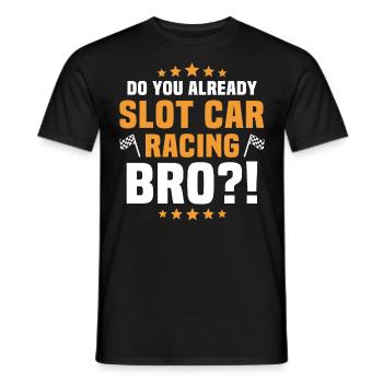 Slot Car Slotracing - T-shirt homme - noir - Devant - AI Model Male 178 light (178cm)