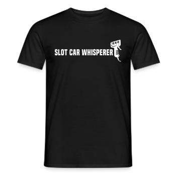 Slot Race Slot Car - Men's T-Shirt - black - Front - AI Model Male 178 light (178cm)