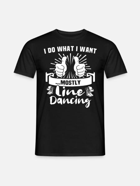 Line Dance Line Dancing - Men's T-Shirt - black