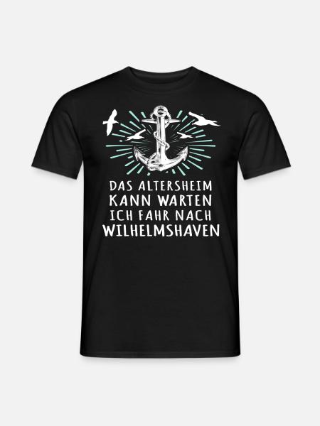 Wilhelmshavener Sprüche Wilhelmshaven - Männer T-Shirt - Schwarz