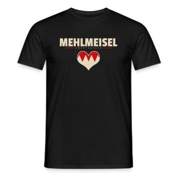 Mehlmeisel Dorf Gemeinde Stadt Bayreuth - Männer T-Shirt - Schwarz - Vorne - AI Model Male 178 light (178cm)