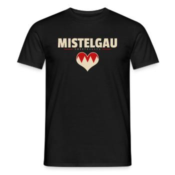Mistelgau Dorf Gemeinde Stadt Bayreuth - Männer T-Shirt - Schwarz - Vorne - AI Model Male 178 light (178cm)