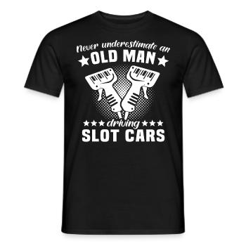 Slot Racing Slot Car - T-shirt homme - noir - Devant - AI Model Male 178 light (178cm)