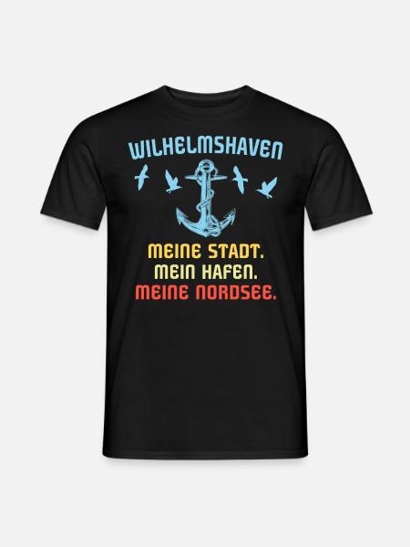 Wilhelmshavener Wilhelmshaven - Männer T-Shirt - Schwarz