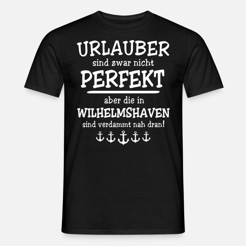 Wilhelmshaven - Männer T-Shirt - Schwarz