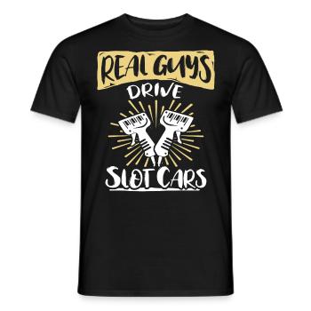 Slot Racing Slot Car - T-shirt homme - noir - Devant - AI Model Male 178 light (178cm)