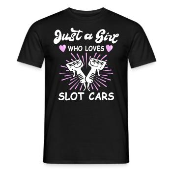 Slot Car Racing Slot Race - Men's T-Shirt - black - Front - AI Model Male 178 light (178cm)