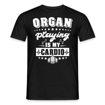 Organiste Orgue organiste - T-shirt homme - noir - Devant - AI Model Male 178 light (178cm)