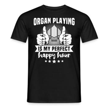 Organiste Orgue organiste - T-shirt homme - noir - Devant - AI Model Male 178 light (178cm)