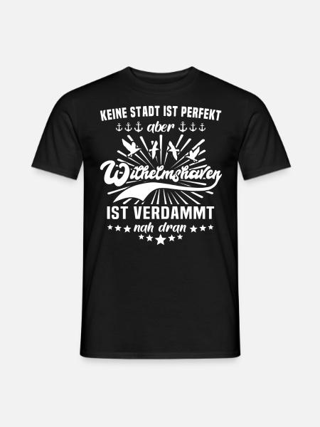 Wilhelmshaven Sprüche - Männer T-Shirt - Schwarz