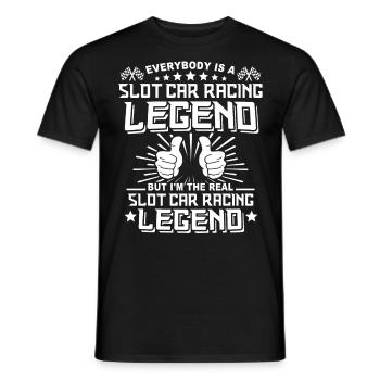 Slot Car Racing Slot Race - T-shirt homme - noir - Devant - AI Model Male 178 light (178cm)