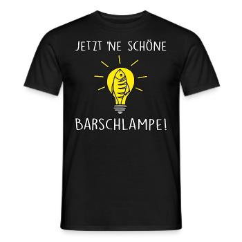 Barschlampe - Männer T-Shirt - Schwarz - Vorne - AI Model Male 178 light (178cm)