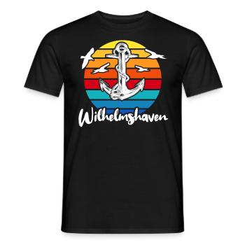 Wilhelmshaven Motiv Wilhelmshavener - Männer T-Shirt - Schwarz - Vorne - AI Model Male 178 light (178cm)