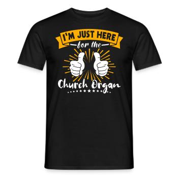 Organiste Orgue organiste - T-shirt homme - noir - Devant - AI Model Male 178 light (178cm)