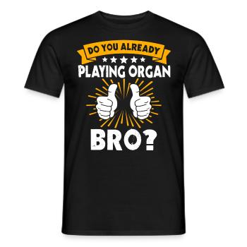 Organiste Orgue organiste - T-shirt homme - noir - Devant - AI Model Male 178 light (178cm)