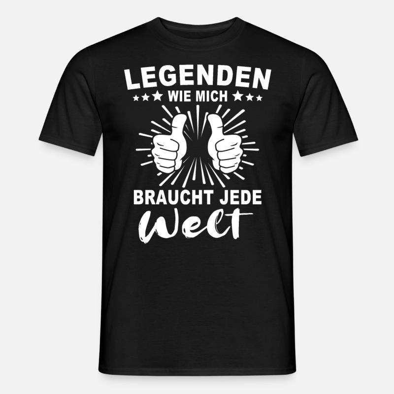 Legende Legenden - Männer T-Shirt - Schwarz