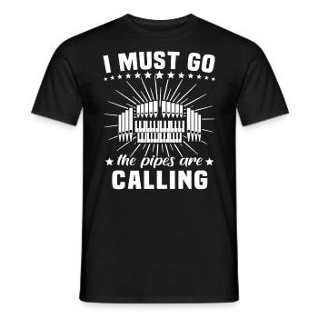 Organiste Orgue organiste - T-shirt homme - noir - Devant - AI Model Male 178 light (178cm)