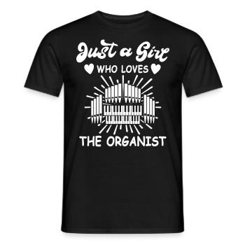 Organiste Orgue organiste - T-shirt homme - noir - Devant - AI Model Male 178 light (178cm)