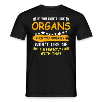 Organiste Orgue organiste - T-shirt homme - noir - Devant - AI Model Male 178 light (178cm)