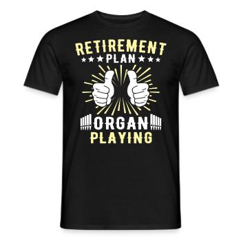 Organiste Orgue organiste - T-shirt homme - noir - Devant - AI Model Male 178 light (178cm)