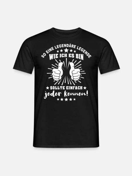 Legenden Geschenk Legende - Männer T-Shirt - Schwarz