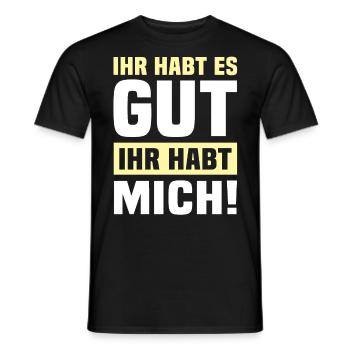 Tu l’as bien tu m’as - T-shirt homme - noir - Devant - AI Model Male 178 light (178cm)