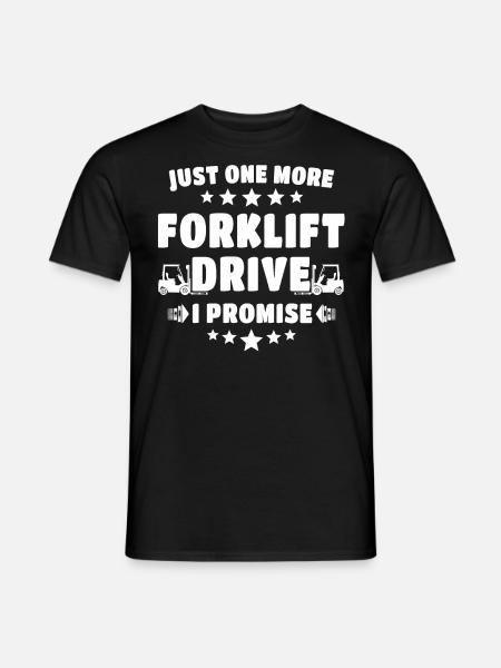 Forklift driver - Men's T-Shirt - black