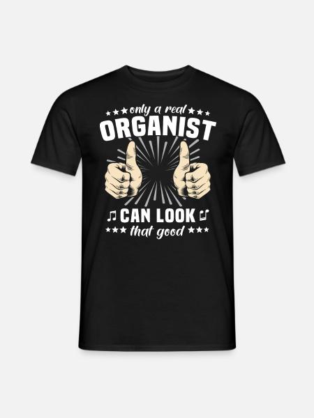 Organiste Orgue - T-shirt homme - noir