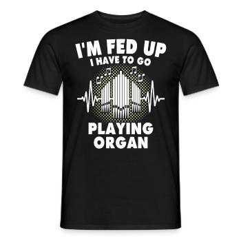 Kirchenorganist Organist - Männer T-Shirt - Schwarz - Vorne - AI Model Male 178 light (178cm)