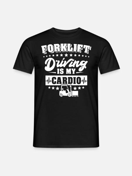 Forklift driver Forklift - Men's T-Shirt - black