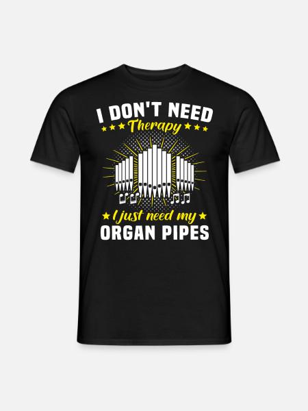 Organist Organ Organ Church Organ - Men's T-Shirt - black