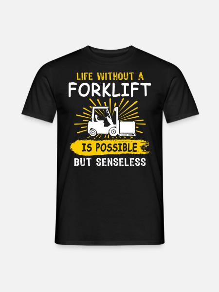 Forklift Forklift - Men's T-Shirt - black